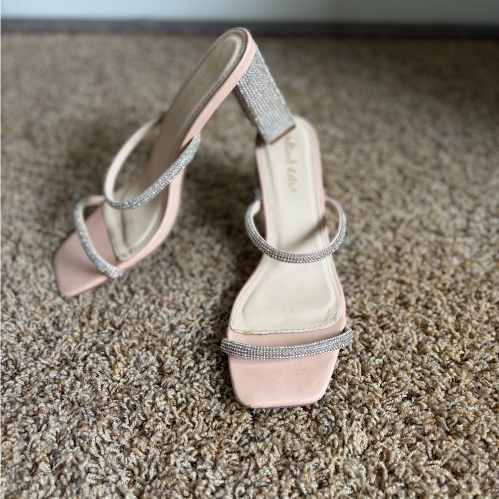 Altar’d State Women's Heeled Rhinestone Sandals